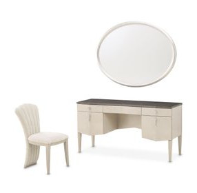 Fantosini Silver Mist Vanity Desk