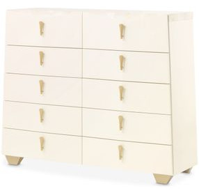 Fantosini Creamy Pearl 10 Drawer Mule Chest