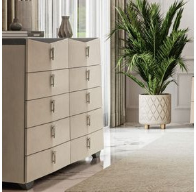 Fantosini Silver Mist 10 Drawer Mule Chest