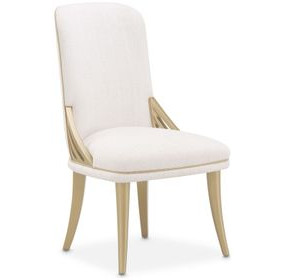 La Terrazza Creamy Pearl Upholstered Dining Side Chair Set of 2
