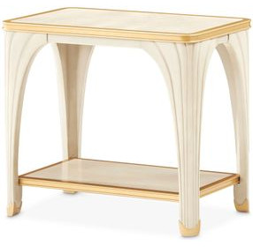 La Terrazza Silver Mist Rectangular End Table