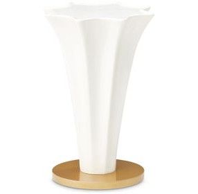 La Terrazza Creamy Pearl Octagonal Chairside Table