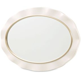 La Terrazza Creamy Pearl Oval Wall Mirror