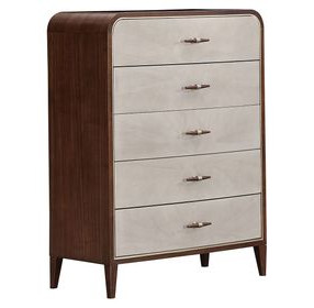 Westhaven Walnut 5 Drawer Chest
