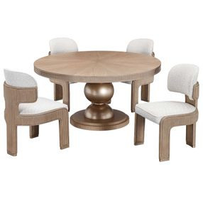 West Kensington Sea Salt Caramel Round Dining Room Set