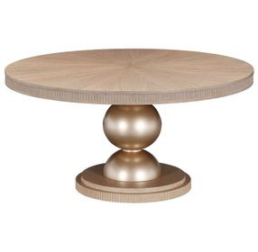 Westminster Row Sea Salt Caramel Round Dining Room Set