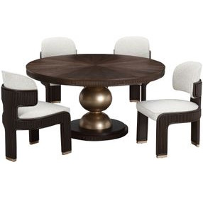 West Kensington Medium Espresso 60" Round Dining Table