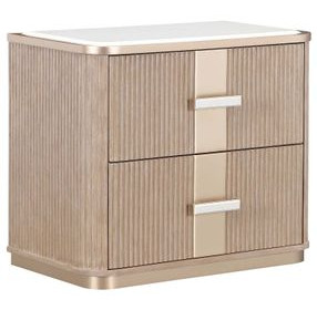 West Kensington Sea Salt Caramel 2 Drawer Nightstand