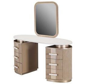 Westminster Row Sea Salt Caramel Vanity with Mirror