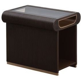 Westminster Row Medium Espresso Rectangular End Table