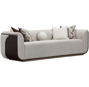 West Kensington Buff and Medium Espresso Sofa