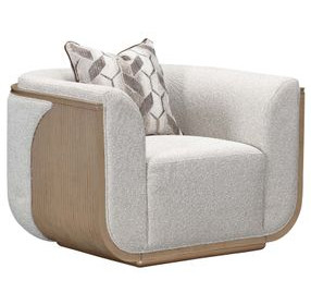 West Kensington Buff and Sea Salt Caramel Upholstered Matching Chair