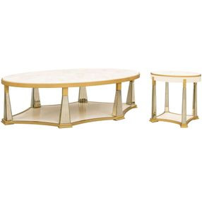 Scotts Square Light Champagne Occasional Table Set