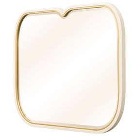 Scotts Square Light Champagne Rectangular Wall Mirror
