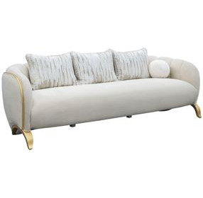 Scotts Square Cornsilk 100" Sofa