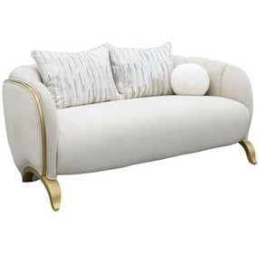 Scotts Square Cornsilk 74" Loveseat