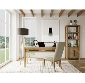 Davie Pale Oak 54" Writing Desk