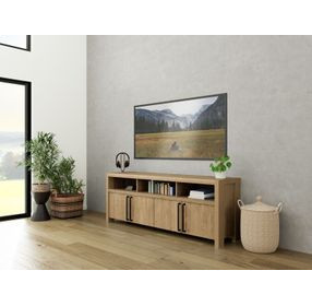 Davie Pale Oak 74" TV Stand