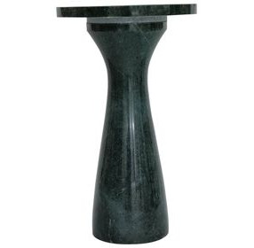 Baird Emerald Marble Round Accent Table