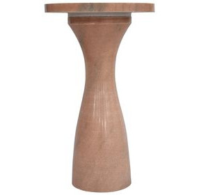 Baird Clay Marble Round Accent Table