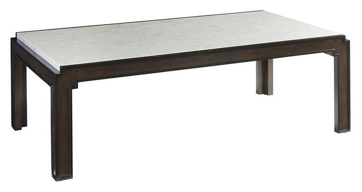 Doheny Black and Gray Rectangular Cocktail Table