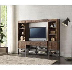 Andria Reclaimed Oak 97" Entertainment Center