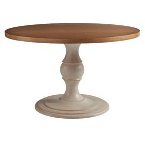Corona Del Mar Brown and Beige 48" Round Center Table