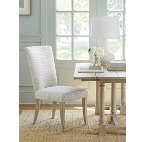 Serra Beige Upholstered Side Chair