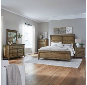 Cypress Grove Amber Brown Rectangular Mirror