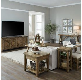 Cypress Grove Amber Brown Rectangular Sofa Table