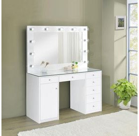 Percy White Vanity Desk