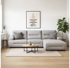Acklen Place Pewter 3 Piece Performance Fabric Power Reclining Sectional with RAF Chaise