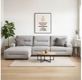 Acklen Place Pewter 3 Piece Performance Fabric Power Reclining Sectional with LAF Chaise