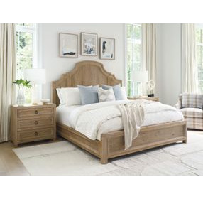 Valley Club Brown California King Panel Bed