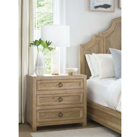Casitas Brown 3 Drawers Nightstand