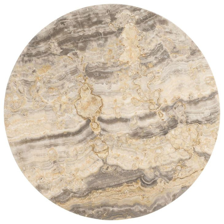 Lowery Brown Round Accent Table