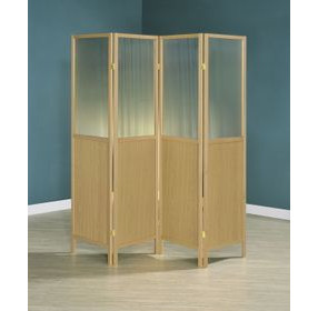 Mattison Natural 4 Panel Room Divider