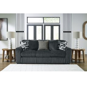 Midnight Madness Gunmetal Sofa