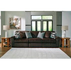 Midnight Madness Chocolate 3 Piece Modular Sectional Sofa