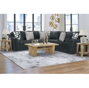 Midnight Madness Gunmetal 3 Piece Sectional