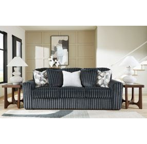 Midnight Madness Gunmetal Sofa