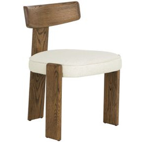 Horton Geralt Linen Performance Fabric Dining Chair Set of 2