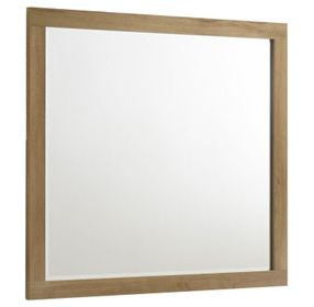 Vega Natural Oak Melamine Rectangular Dresser Mirror