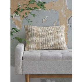 Hathby Brown and White Accent Pillow