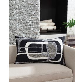 Gavrileigh Black and Gray Accent Pillow Set of 4