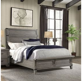 Forge Brushed Steel Panel Bedroom Set