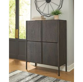 Orsonal Espresso Brown 4 Accent Cabinet