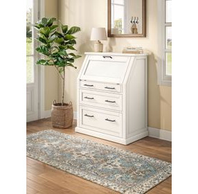 Abby White Secretary Desk