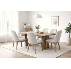 Abigail Natural 71" Rectangular Dining Table