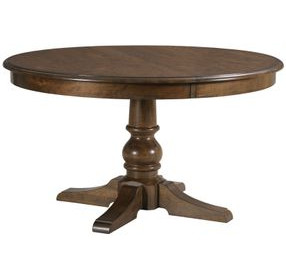 Byron Rich Hazelnut Extendable Round Dining Room Set